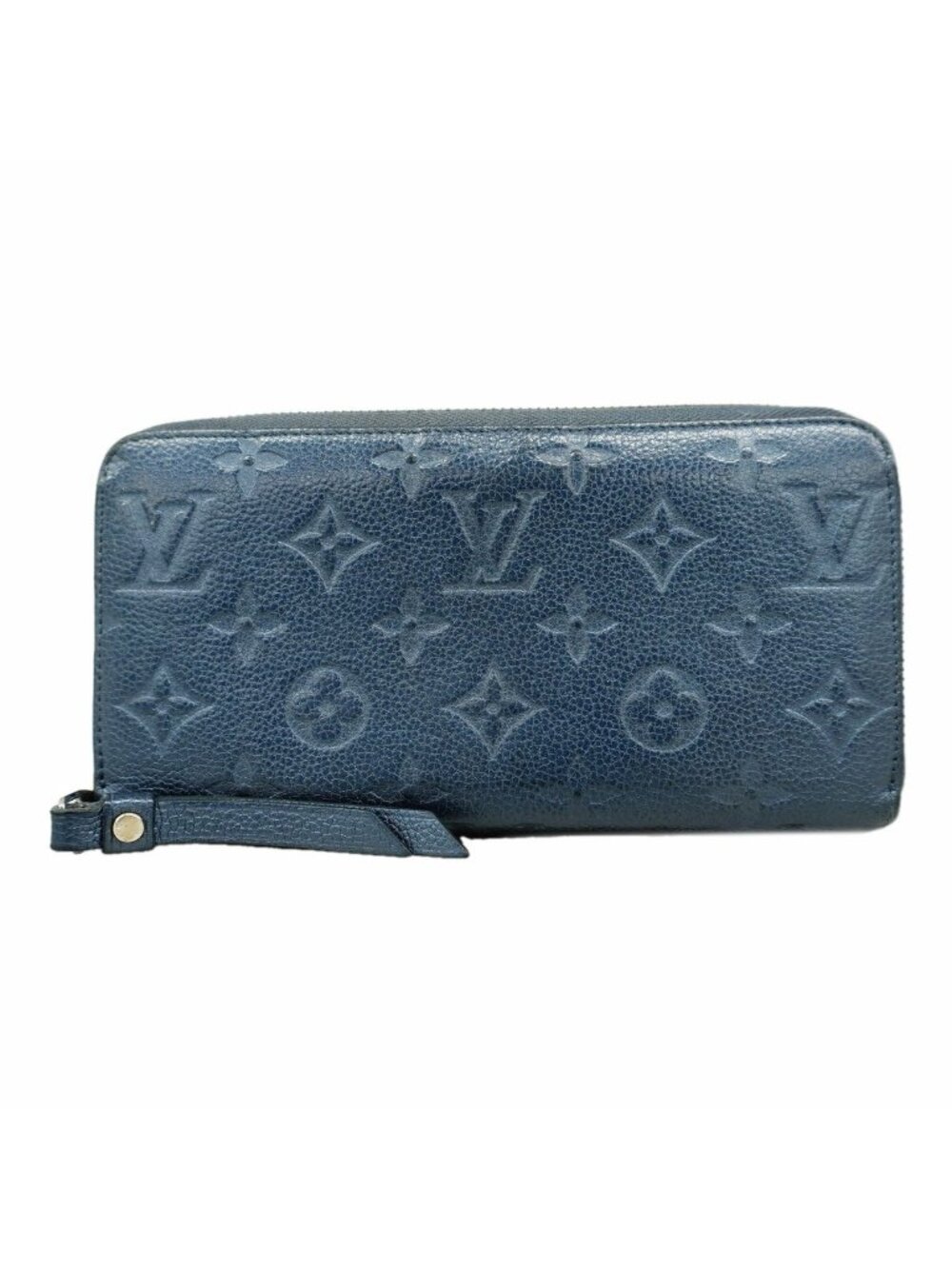 Louis Vuitton Wallet Monogram Empreinte Zippy Navy Blue